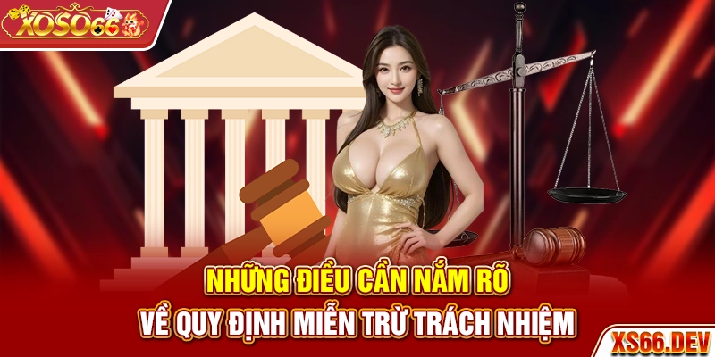 Những điều cần nắm rõ về quy định miễn trừ trách nhiệm